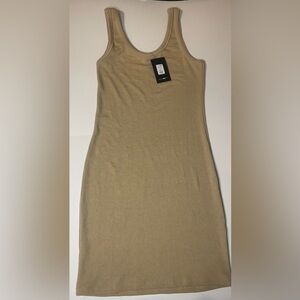 Tan / beige One of the Boys Fashion Nova dress NWT Thick material Tank Top Dress